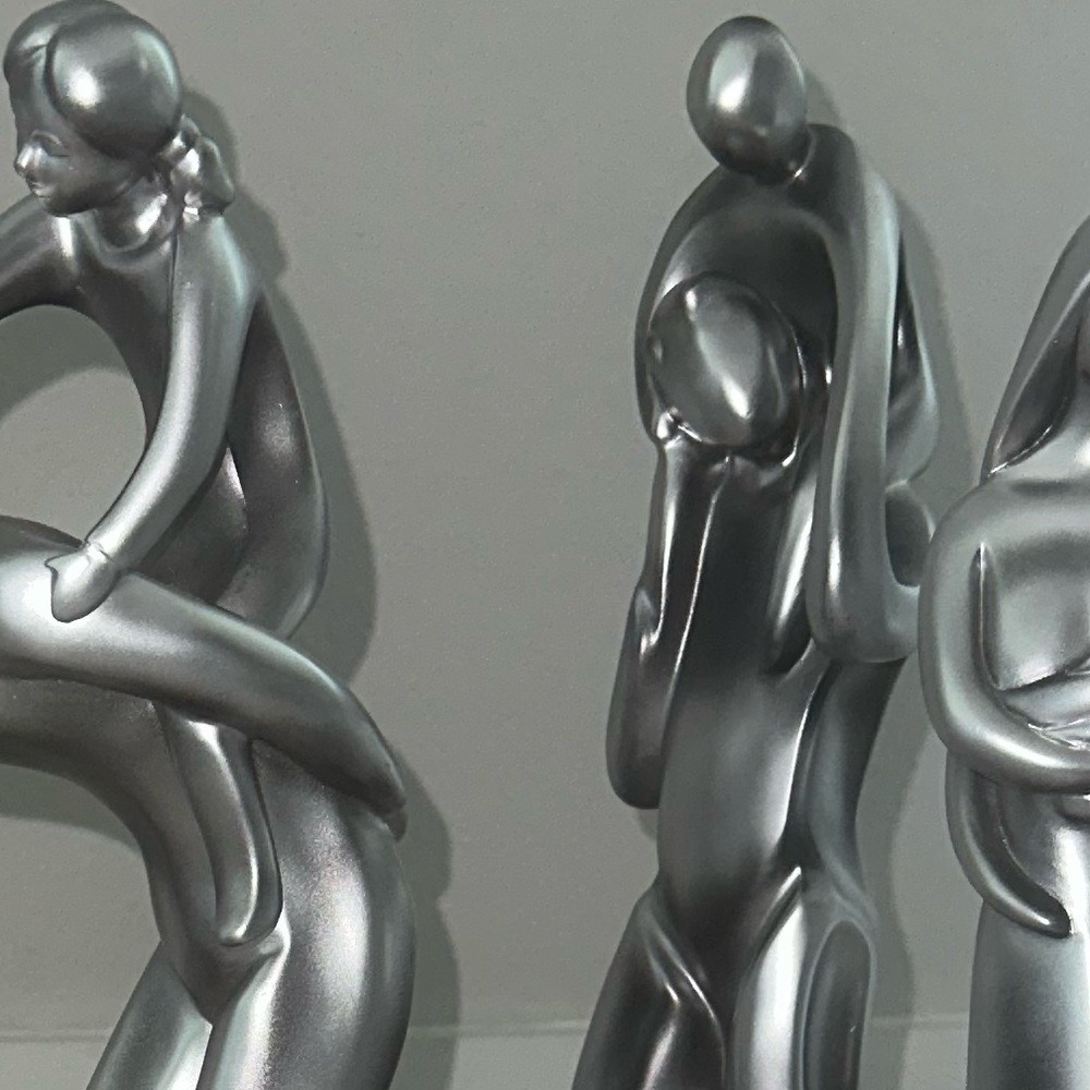 One Decorative Sculpture - “Adult & Child 2”